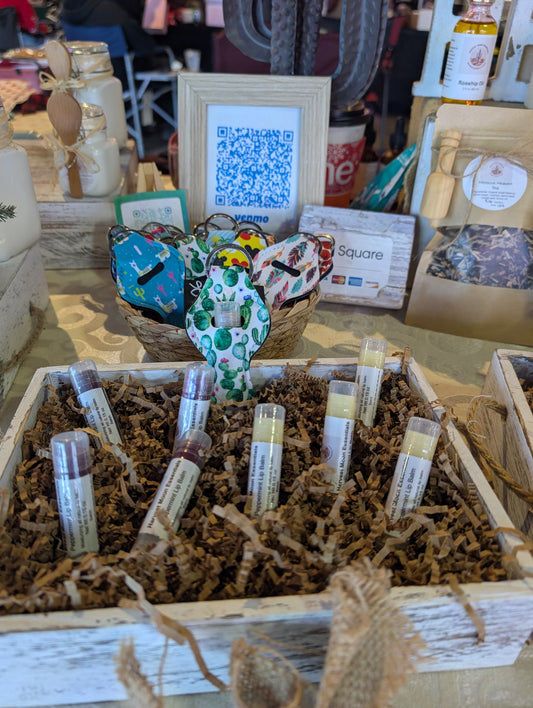 All natural Peppermint tinted lip balm