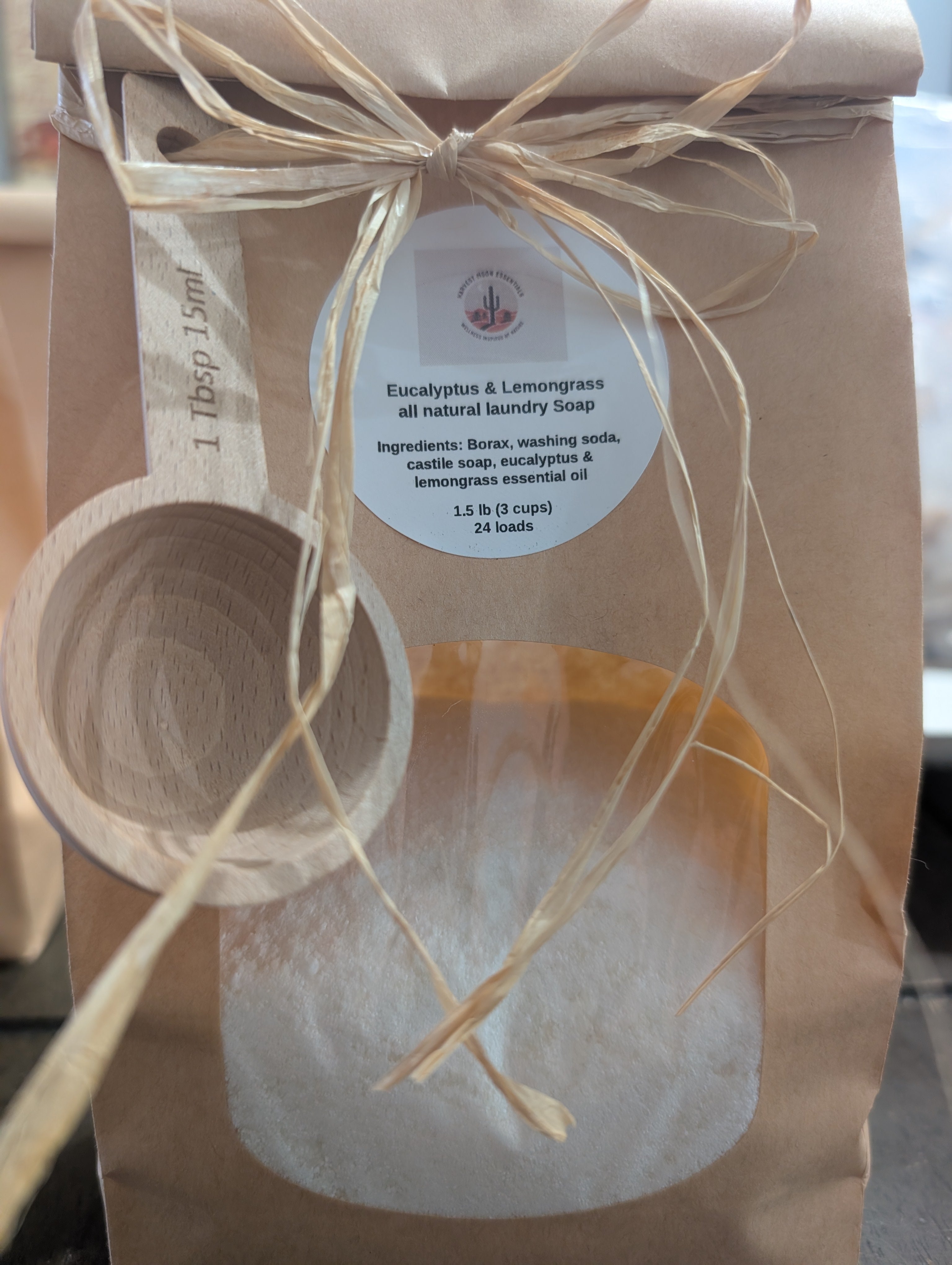 Eucalyptus & Lemongrass all-natural laundry soap